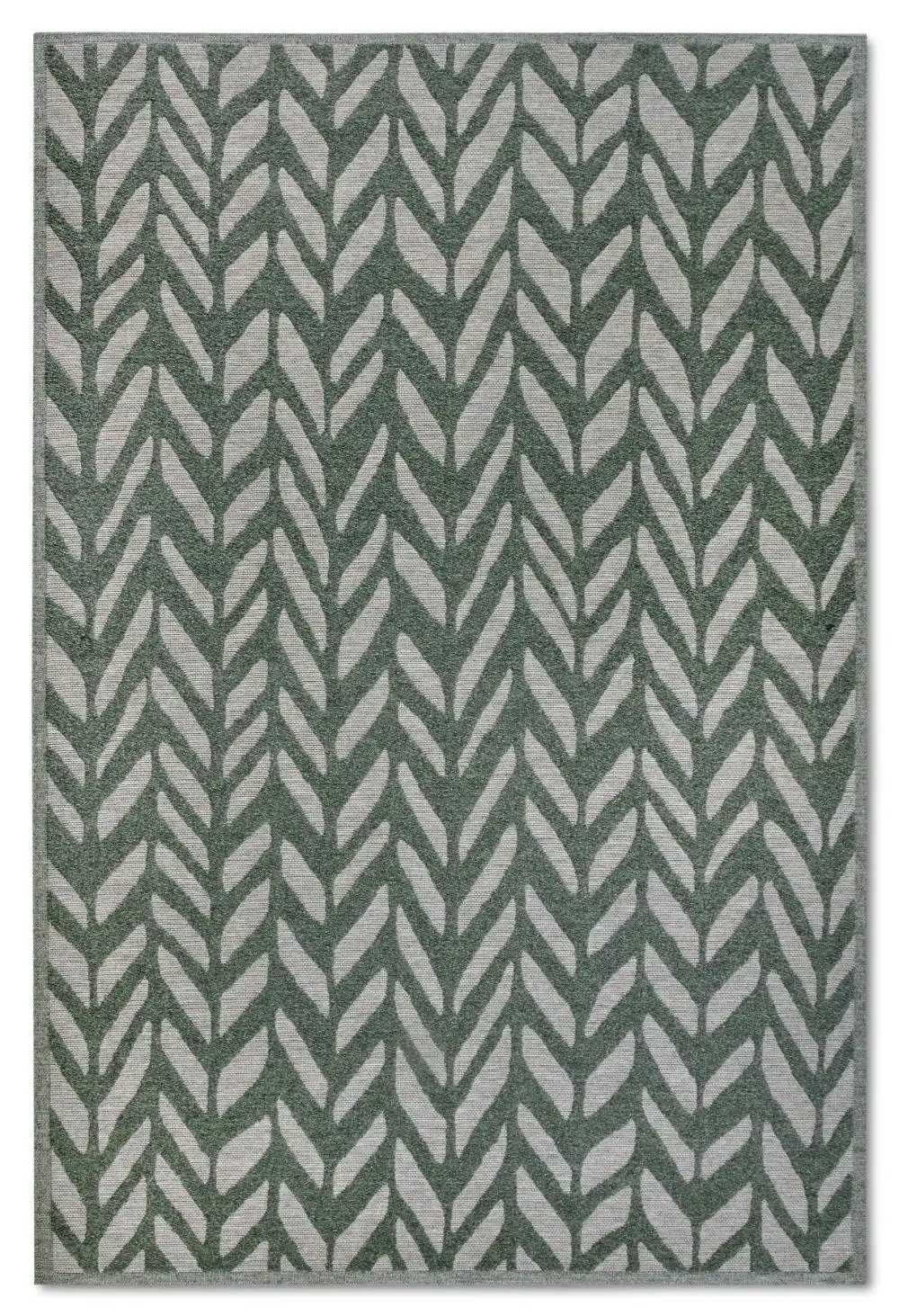 1883 Indoor Outdoor 106157 Jungle Green Rug - Image 7
