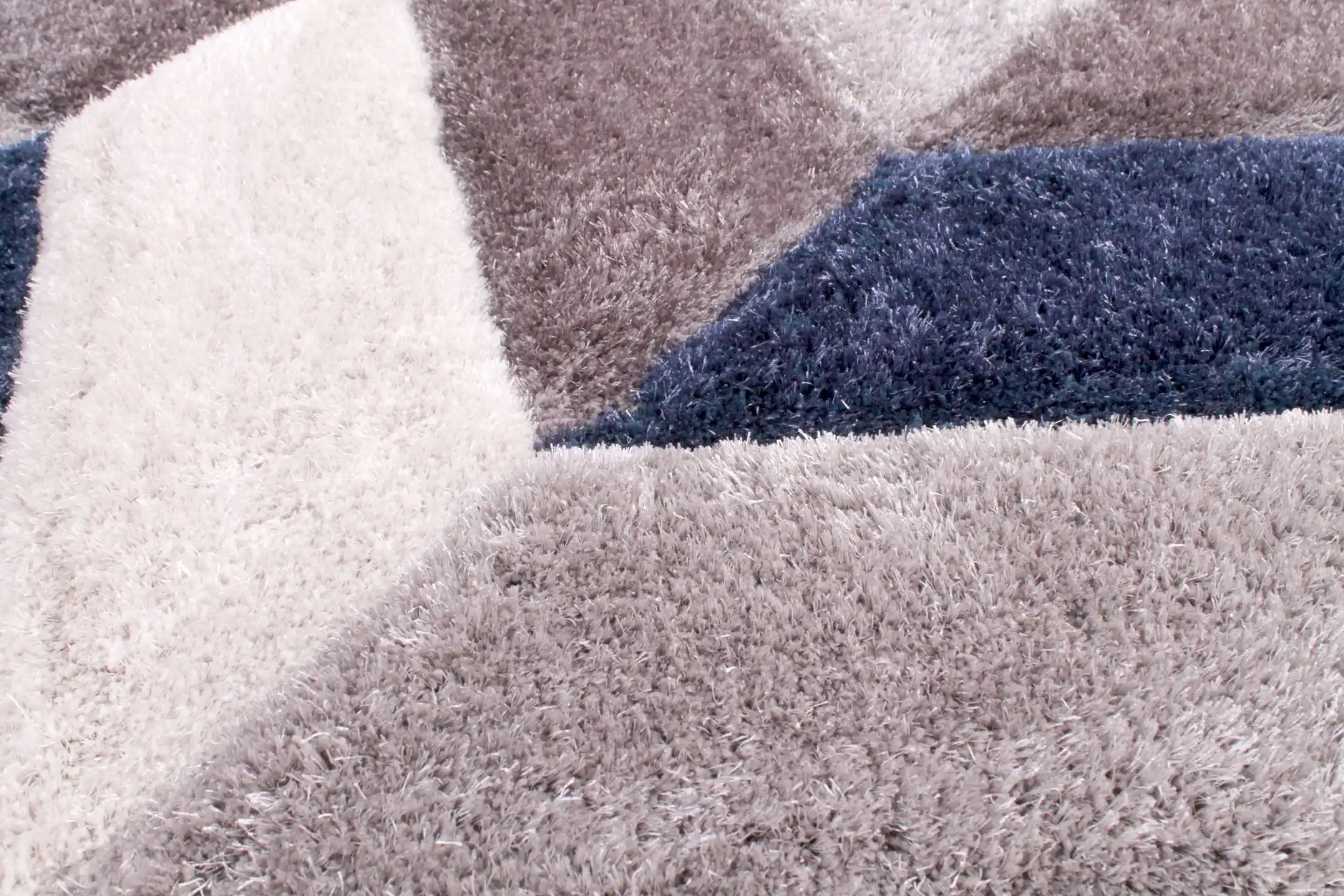 3D Carved Blazon Navy Rug - Image 3