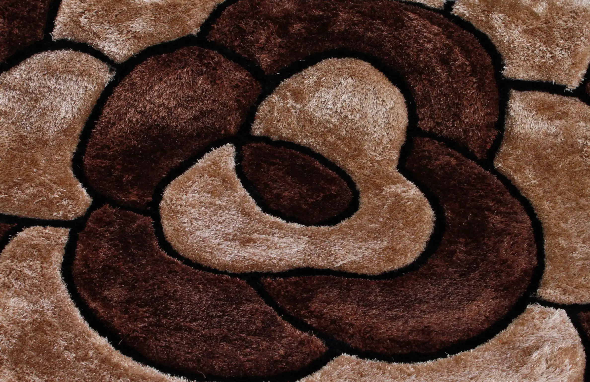 3D Carved Rose Chocolate Rug - Image 5