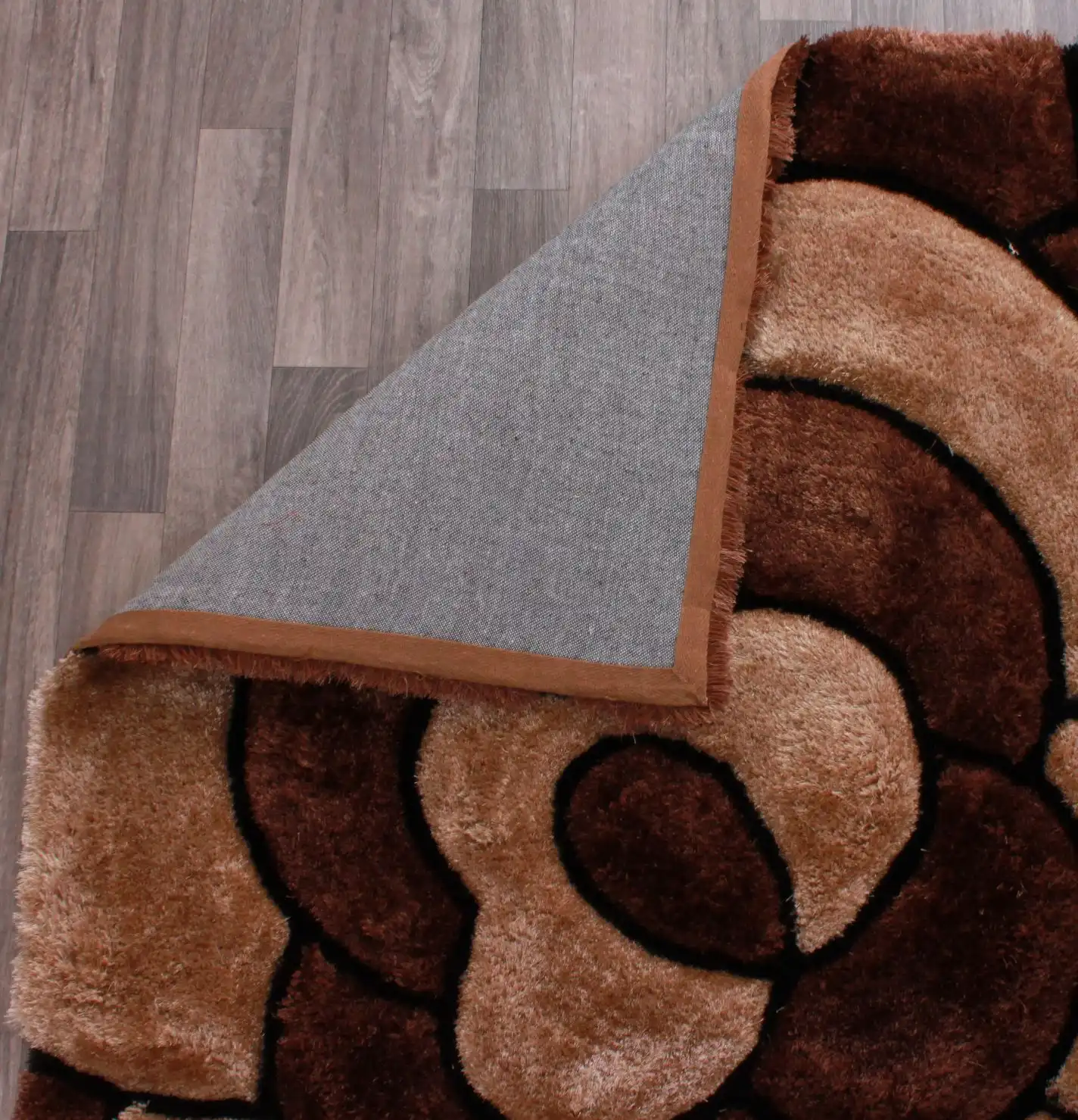 3D Carved Rose Chocolate Rug - Image 6