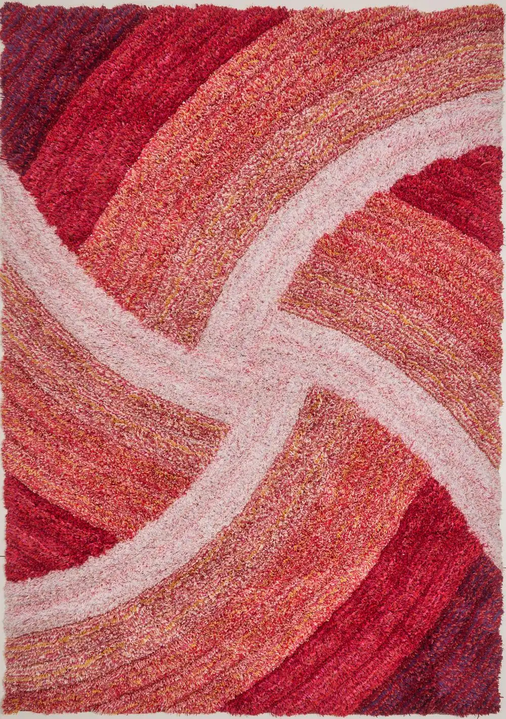 3D Ultimate Shaggy STELLA BLUSH Rug - Image 3
