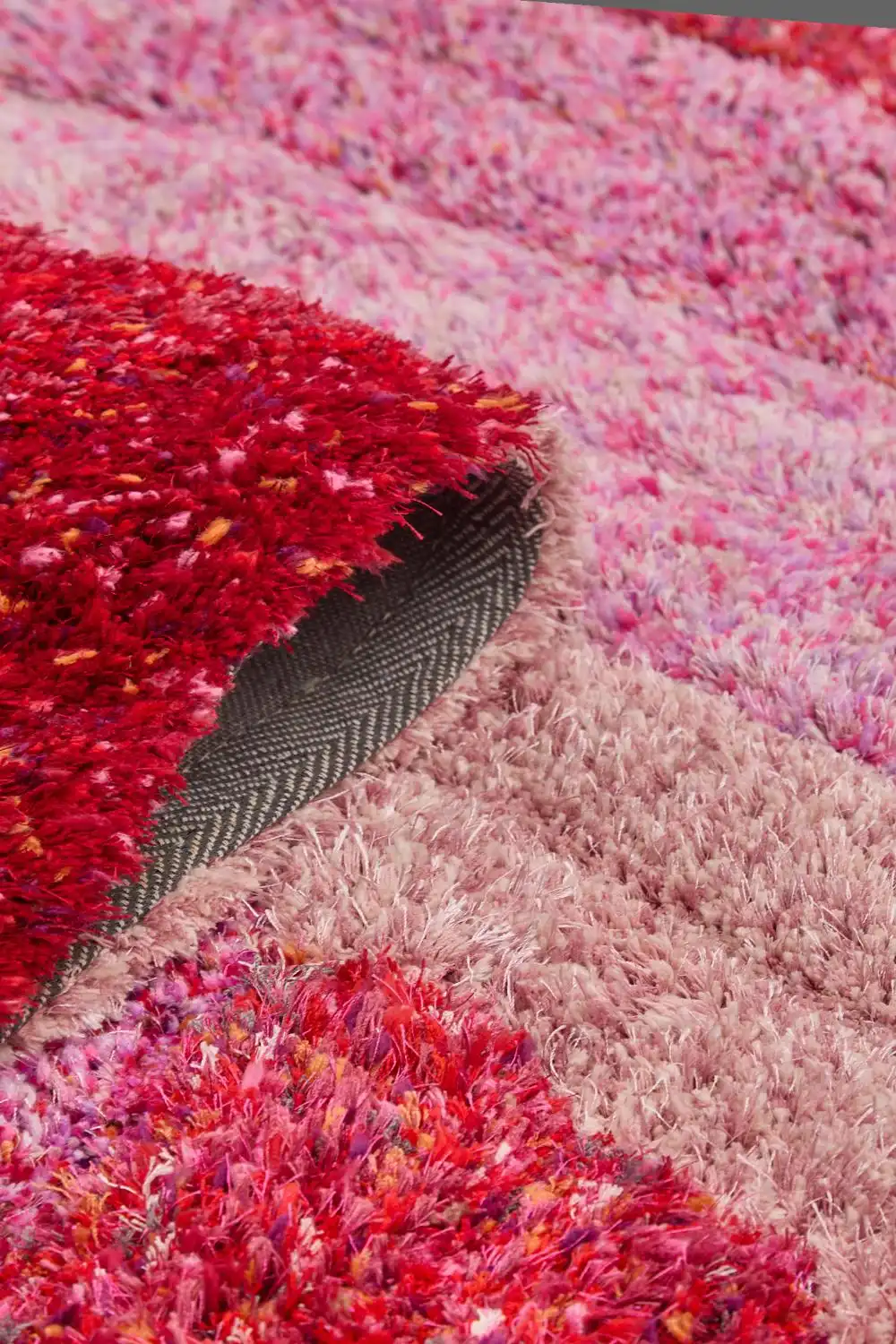 3D Ultimate Shaggy STELLA PINK Rug - Image 4