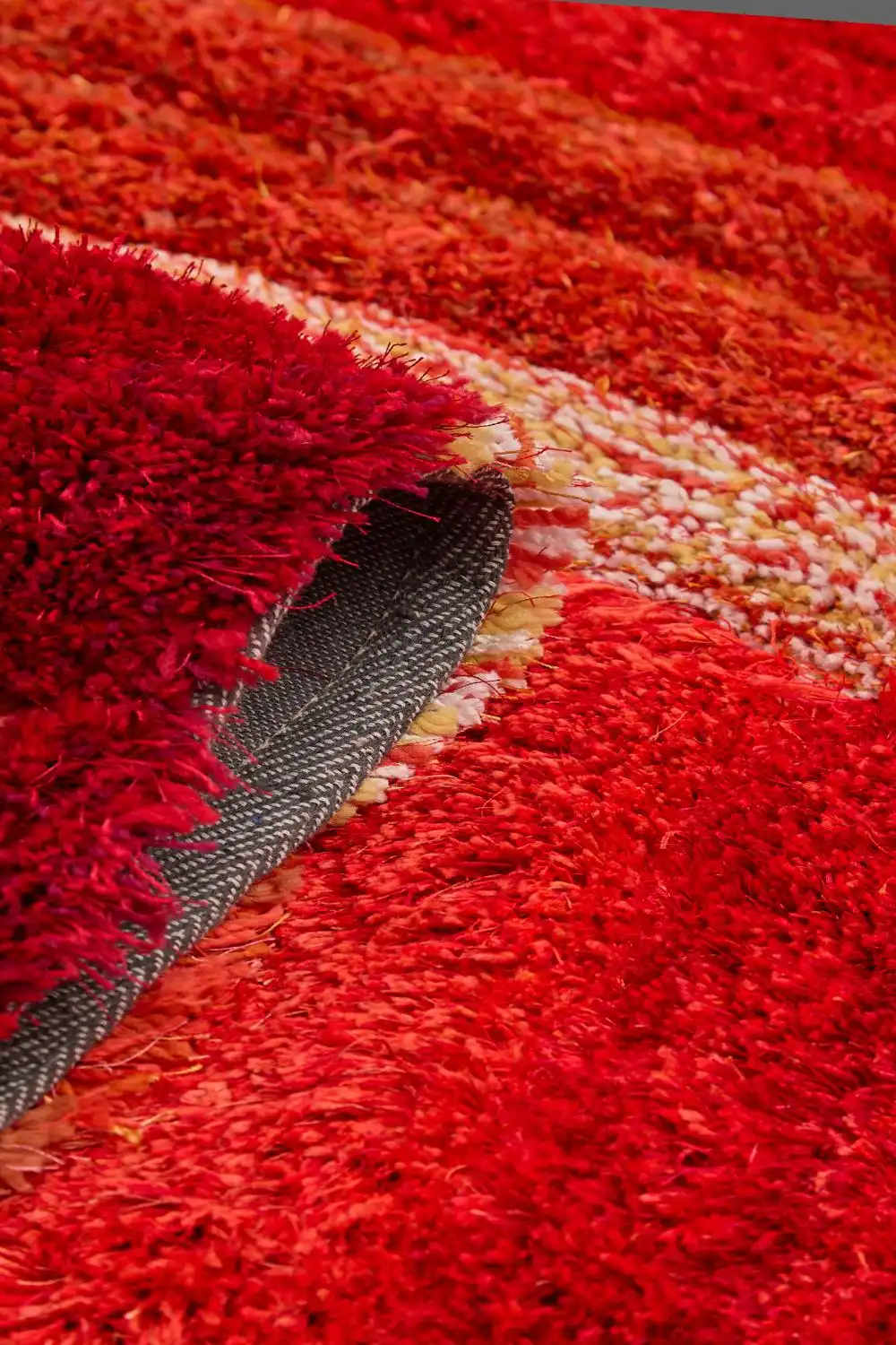 3D Ultimate Shaggy STELLA TERRACOTTA Rug - Image 4
