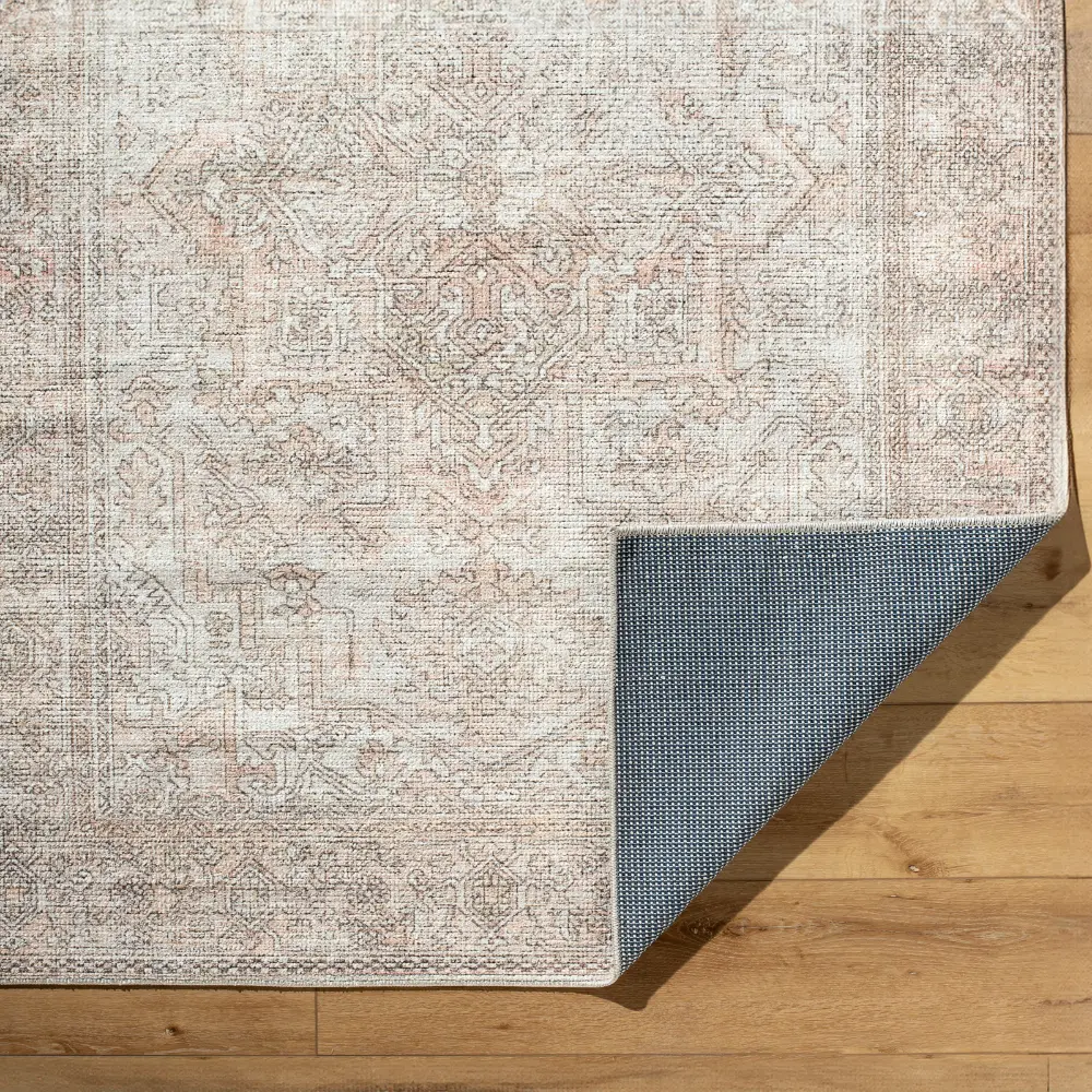 Margot Becki Owens X Livabliss Vintage Oriental Boho Blush/Cream Rug - Image 6