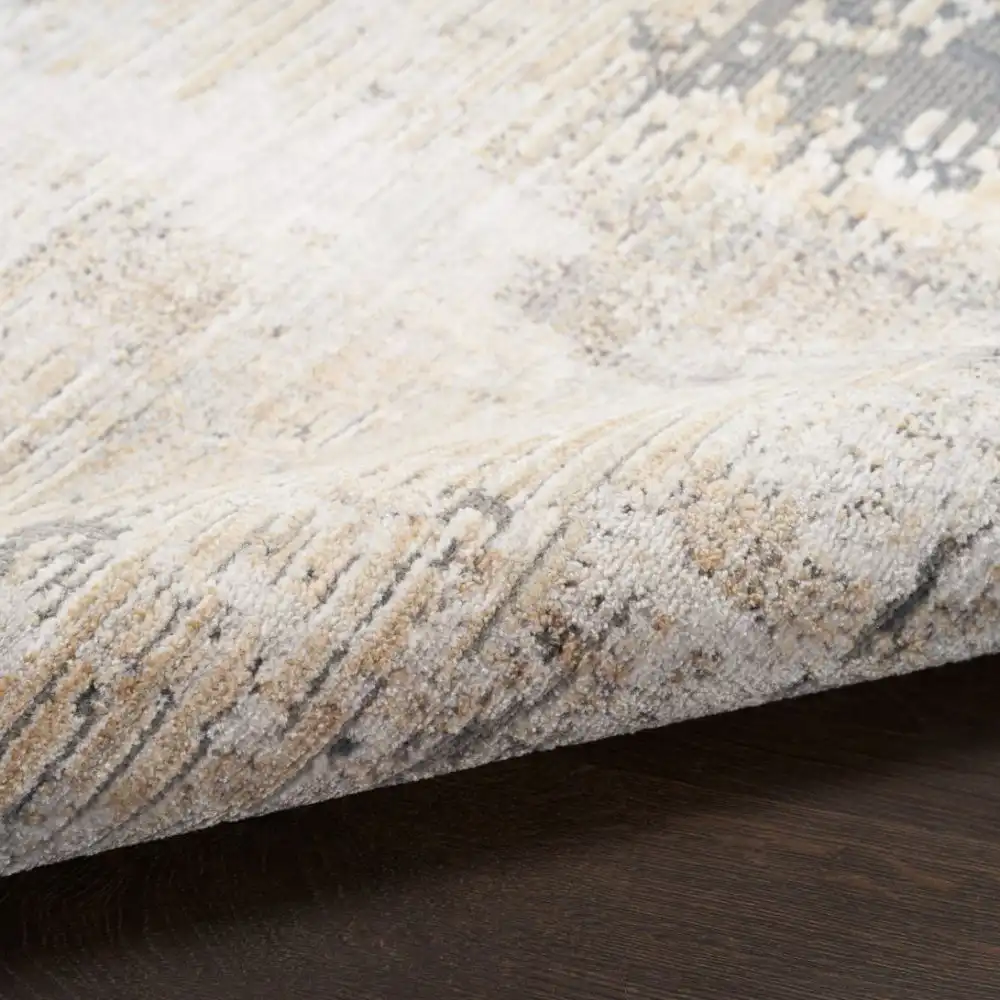 Abstract Hues ABH01 Beige Grey Rug - Image 4