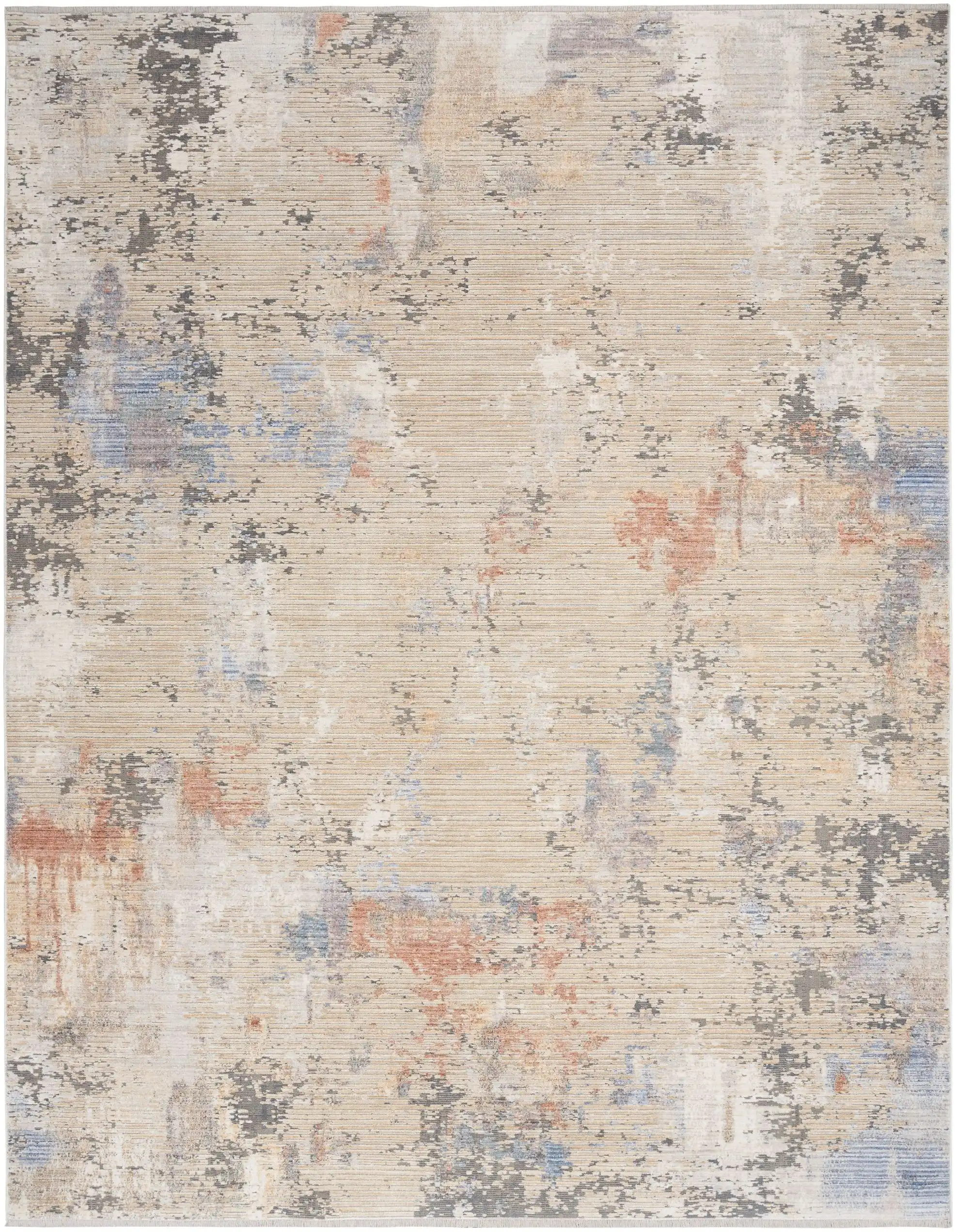 Abstract Hues ABH01 Beige Grey Rug - Image 5
