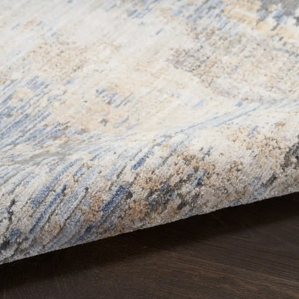 Abstract Hues ABH01 Grey Blue Rug - Image 3