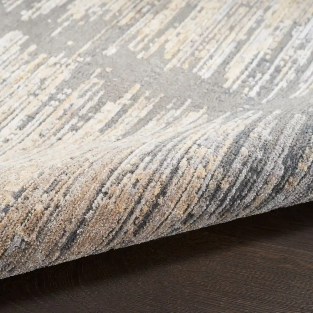 Abstract Hues ABH03 Grey Gold Rug - Image 4