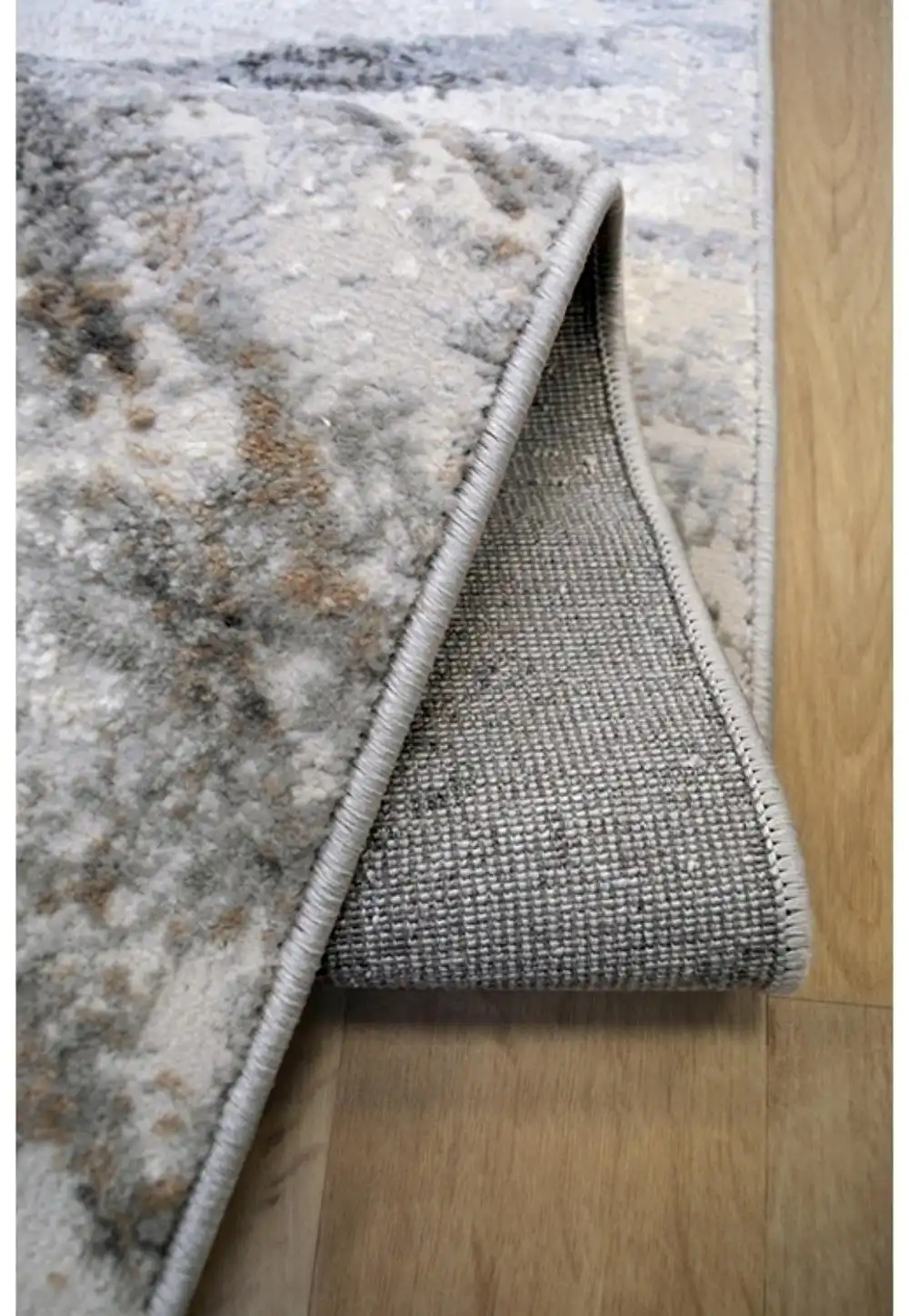 Abstract Melrose BURST GREY Rug - Image 3