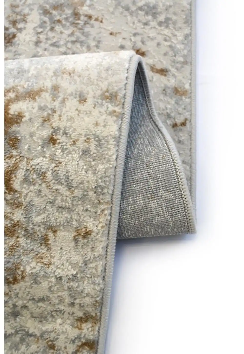 Abstract Melrose SQUARE OCHRE Rug - Image 2