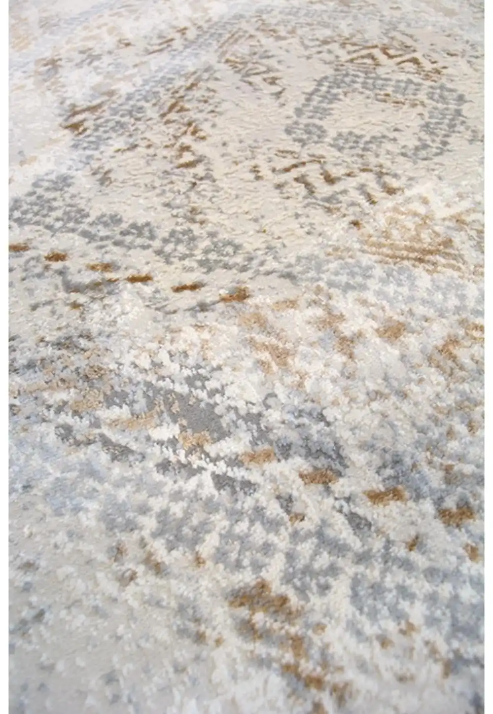 Abstract Melrose SQUARE OCHRE Rug - Image 3