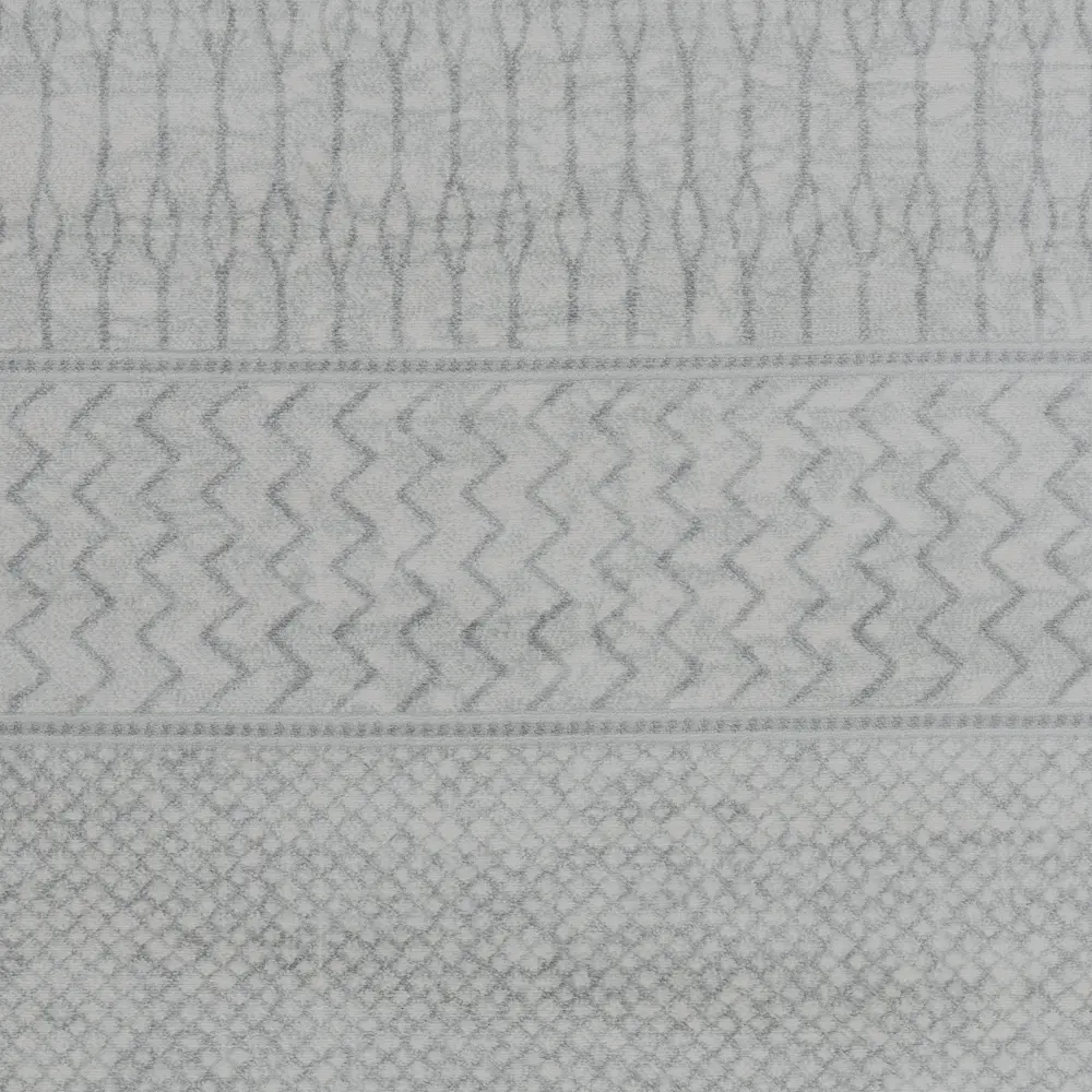 Adele Scandi Geometric Silver Grey Rug - Image 4