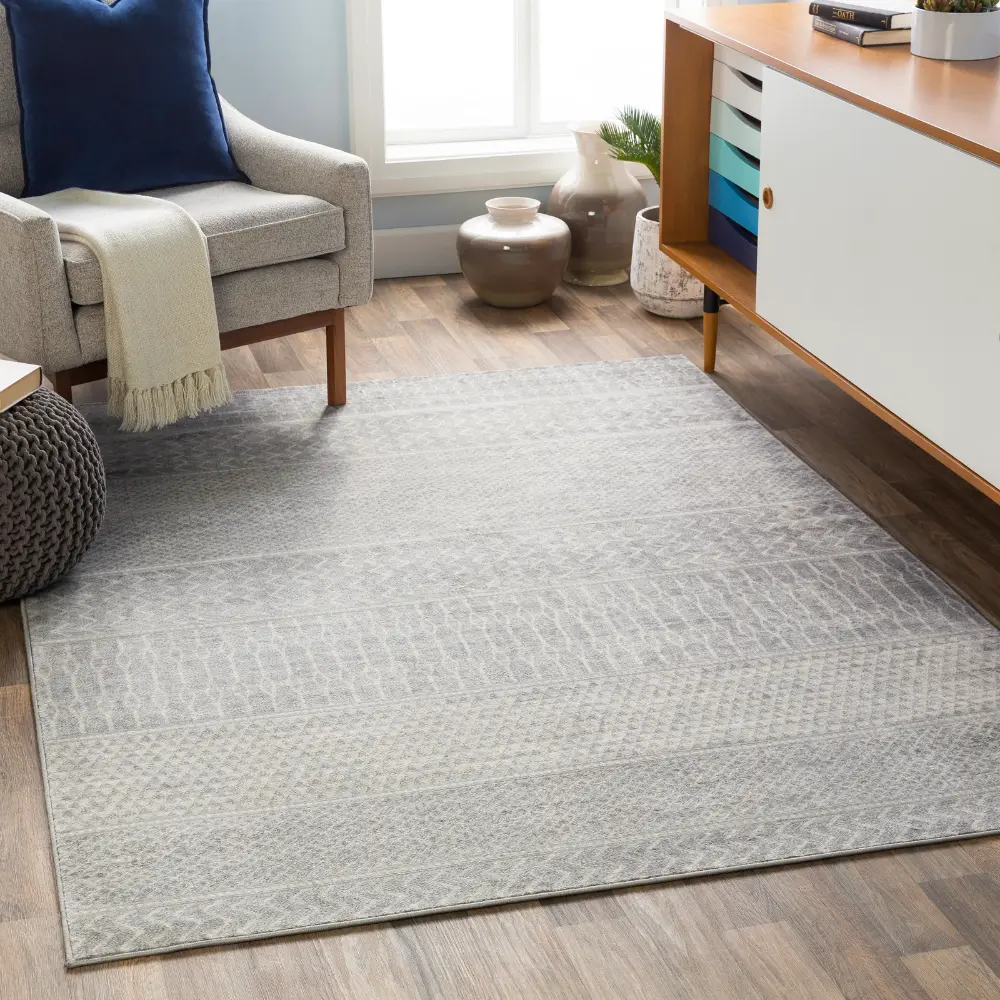Adele Scandi Global Grey Rug - Image 12