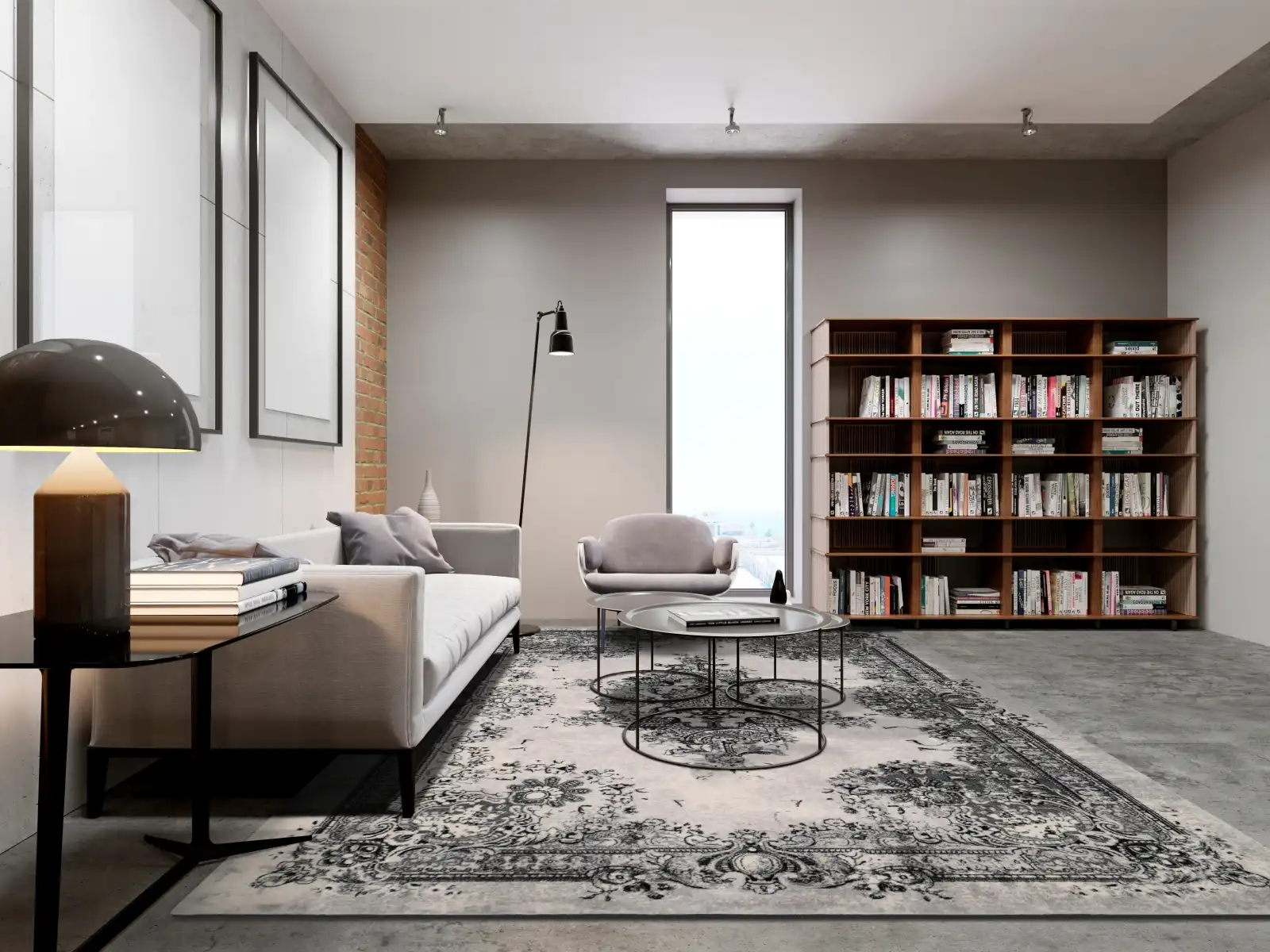Agnus Meri Graphite Rug