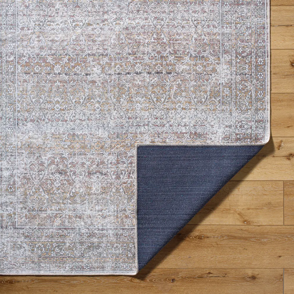 Rainier Our Pnw Home X Livabliss Machine Washable Oriental Boho Dark Brown/Cream Rug - Image 3