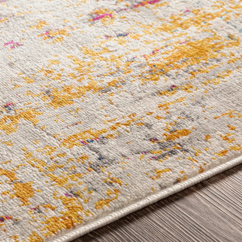Alana Abstract Modern Marble Blue Rug - Image 10