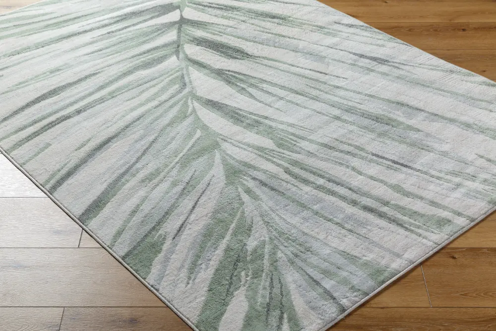 Alaya Scandi Coastal Medium Green Rug - Image 5