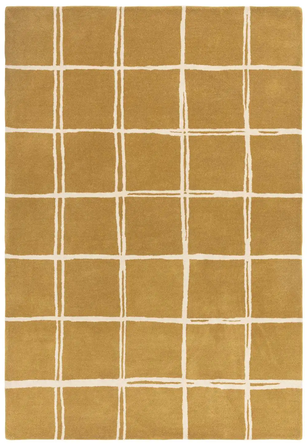 Albany Asiatic Grid Gold Rug - Image 7