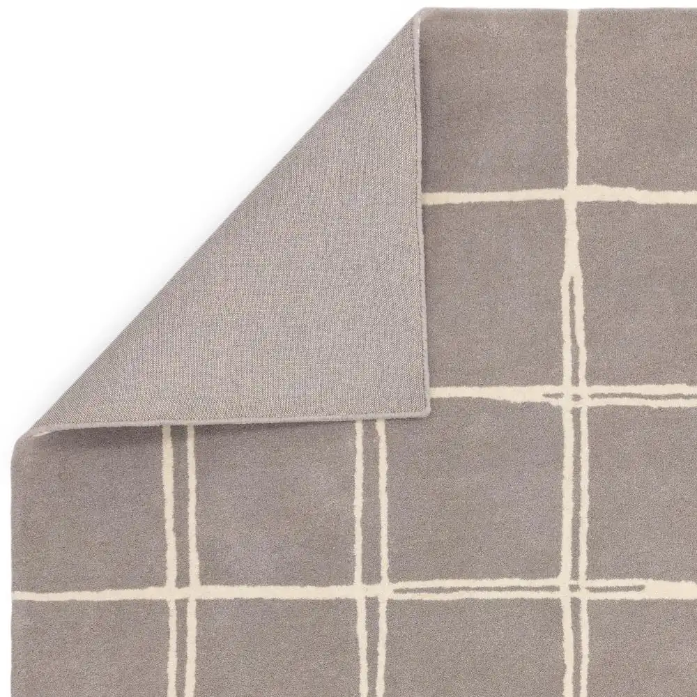 Albany Asiatic Grid Silver Rug - Image 5