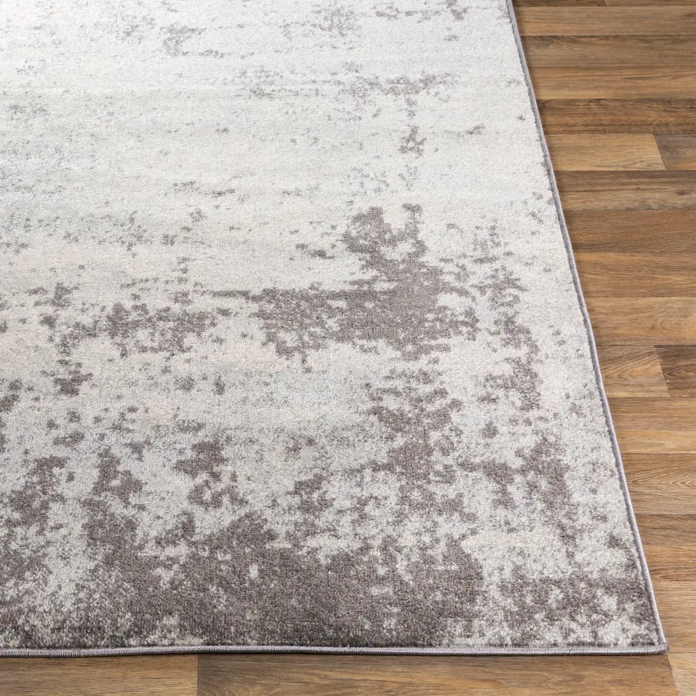 Alex Abstract Modern Marble Medium Grey Rug - Image 8