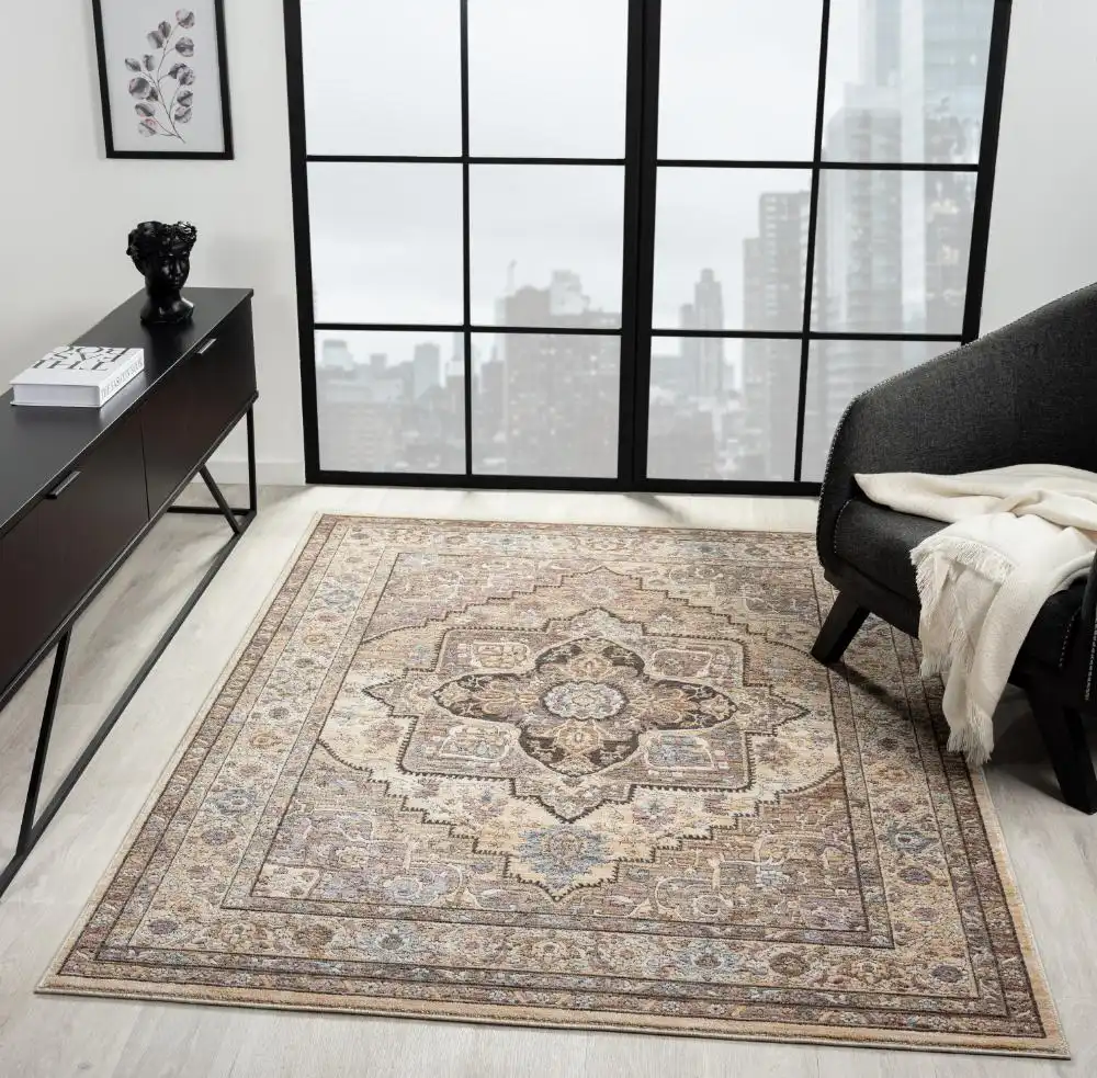 Alia 842G5 Anthracite Grey Rug - Image 3