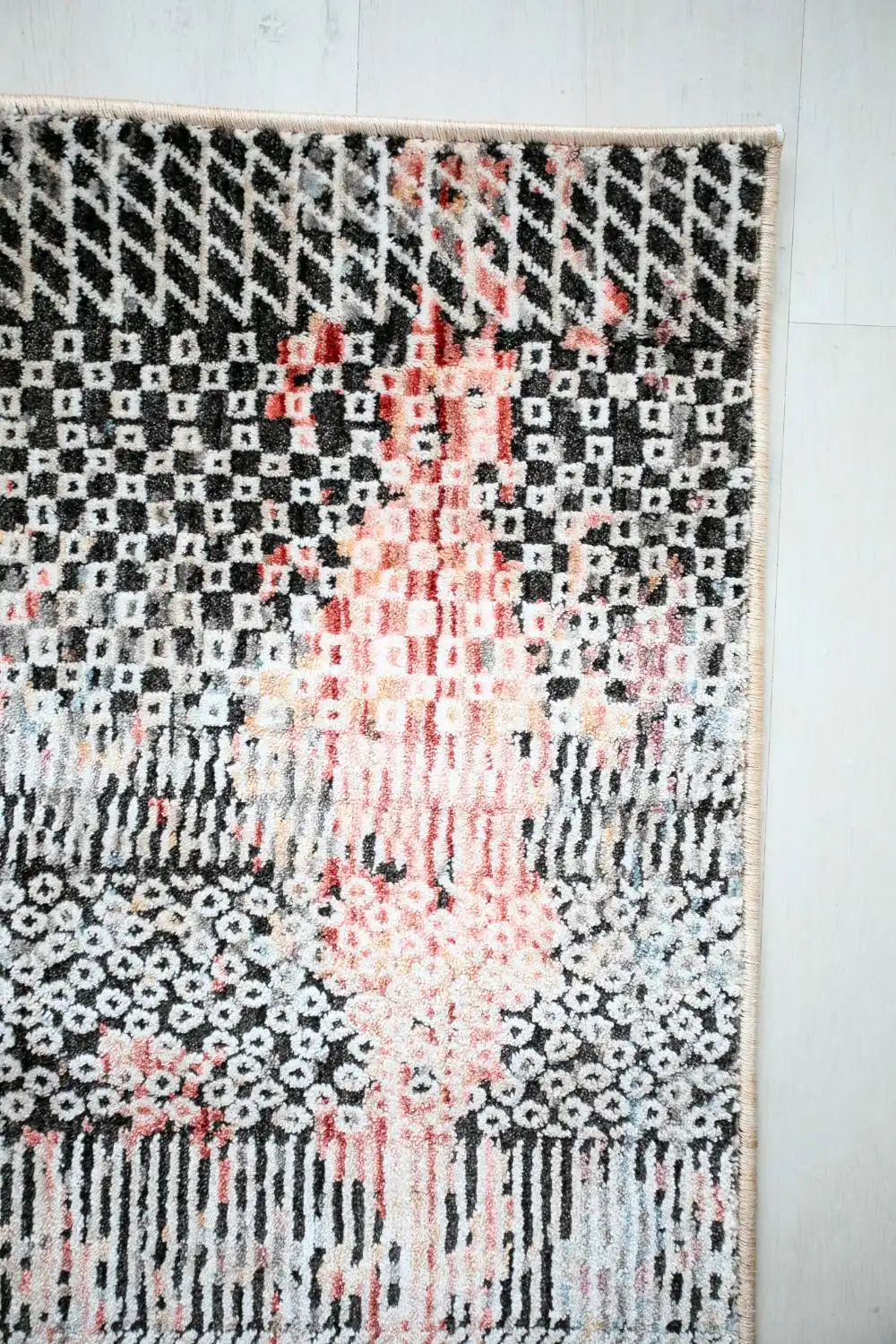 Alia 860GL Anthracite Rose Rug - Image 8