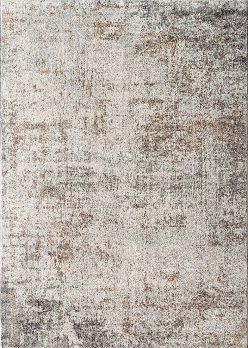 Alix Abstract Modern Marble Dark Brown Rug - Image 4