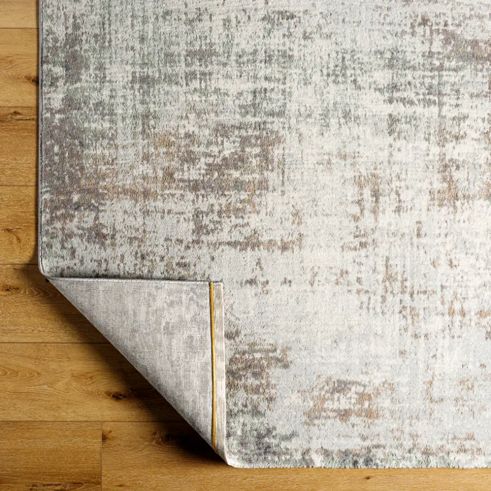 Alix Abstract Modern Marble Dark Brown Rug - Image 7
