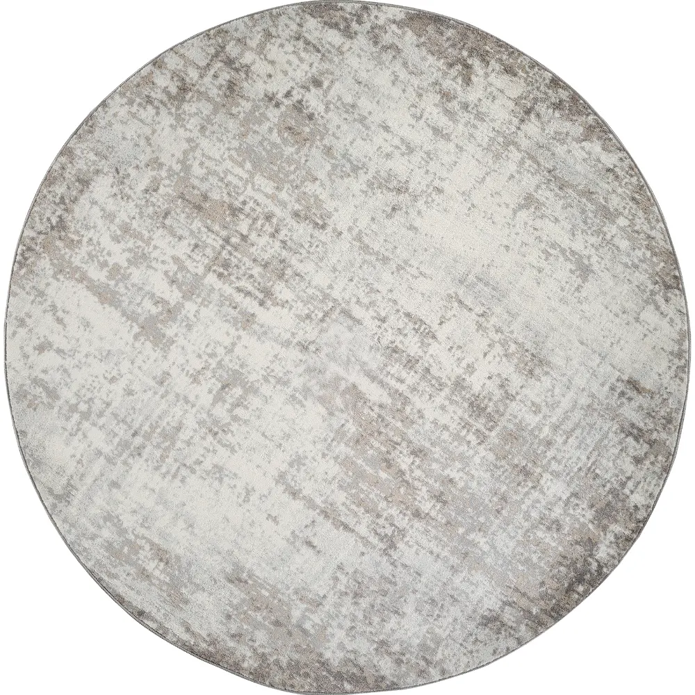 Alix Abstract Modern Marble Medium Grey Rug - Image 9