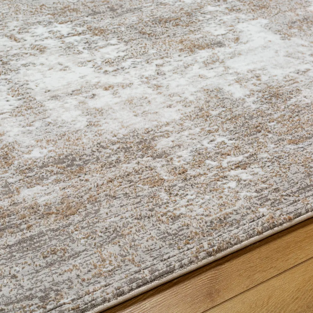 Allegro-Abstract  Beige Grey Modern Marble Living Dining Bedroom Rug ALG2313 - Image 4