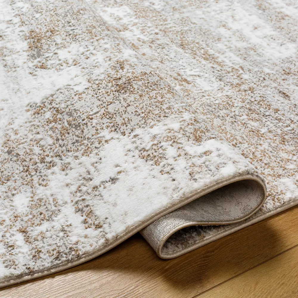 Allegro-Abstract  Beige Grey Modern Marble Living Dining Bedroom Rug ALG2313 - Image 6