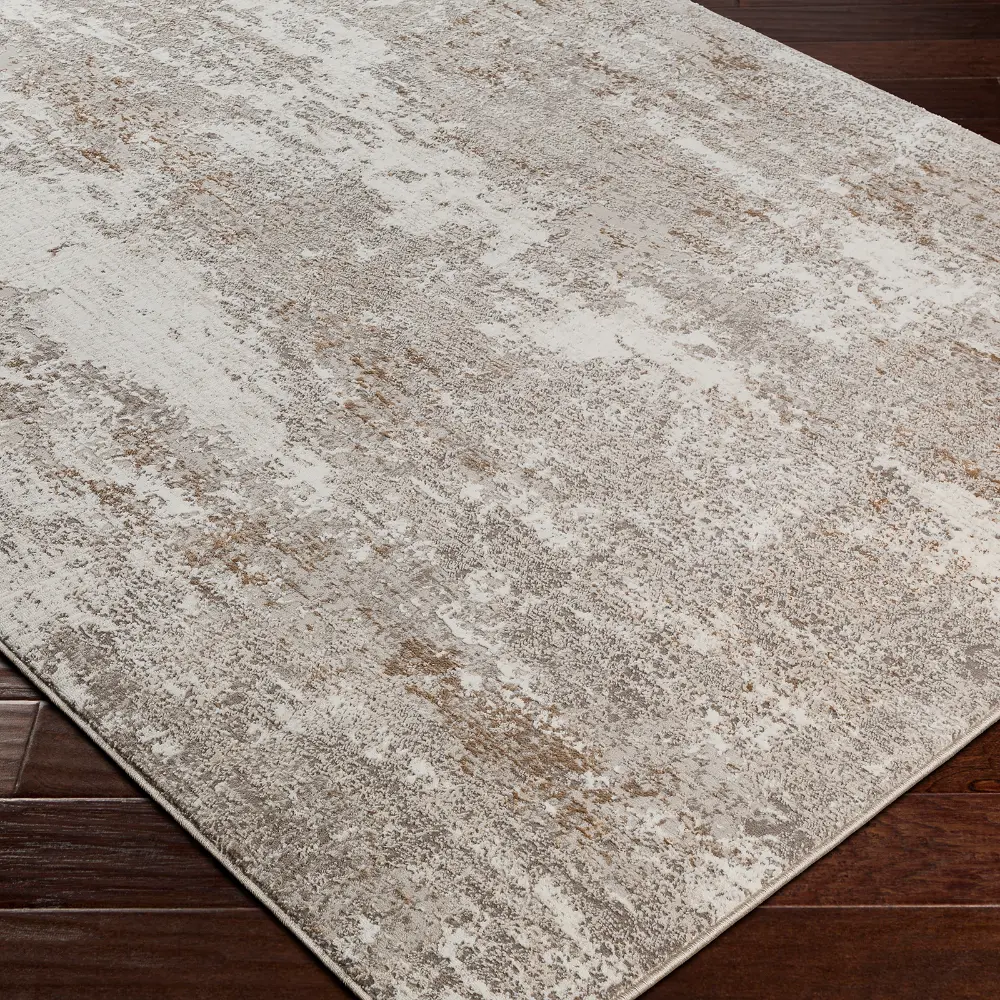 Allegro-Abstract  Blue Bleige Grey Modern Marble Living Dining Rug ALG2304 - Image 4