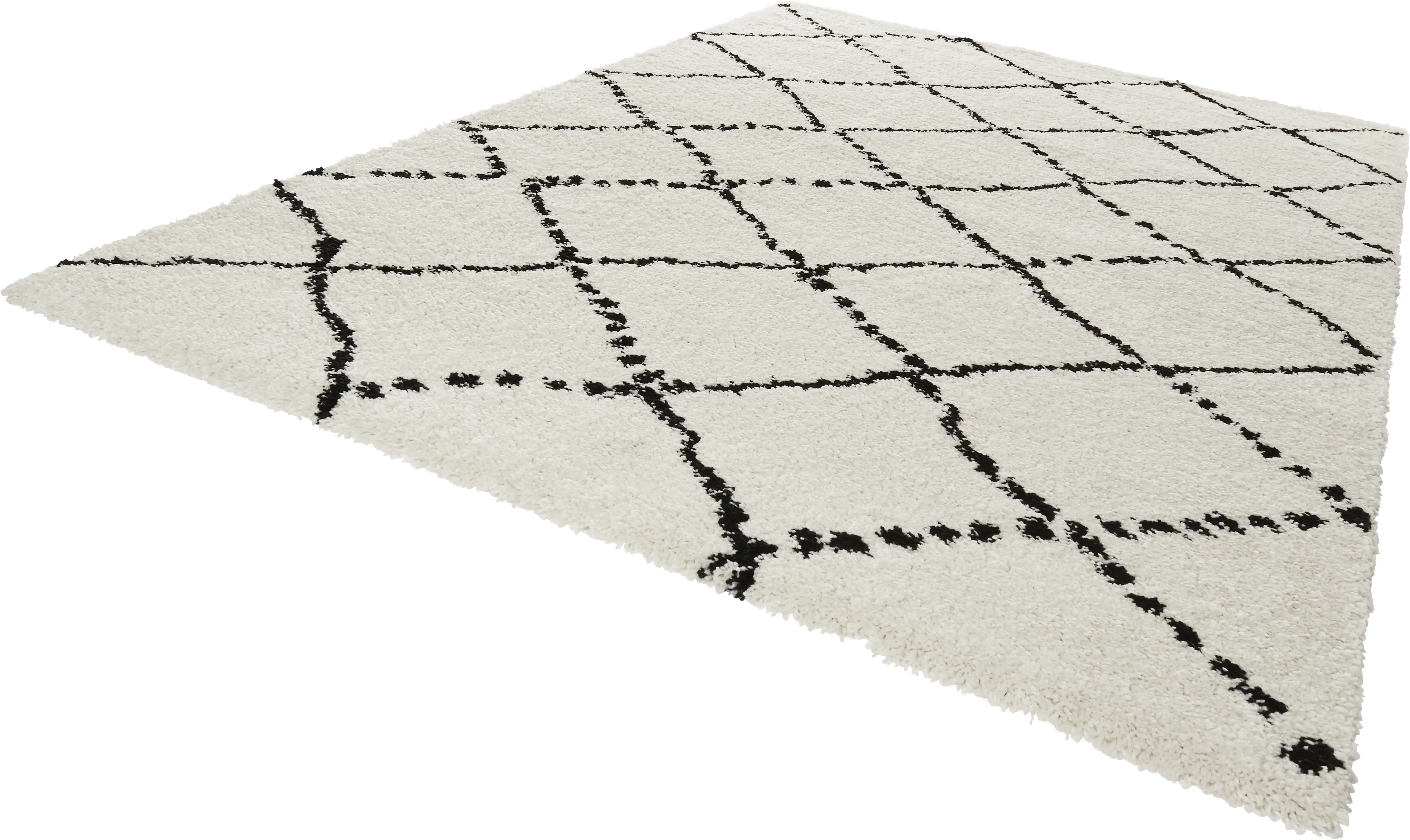 Allure 102753 Hash Cream Black Rug - Image 5