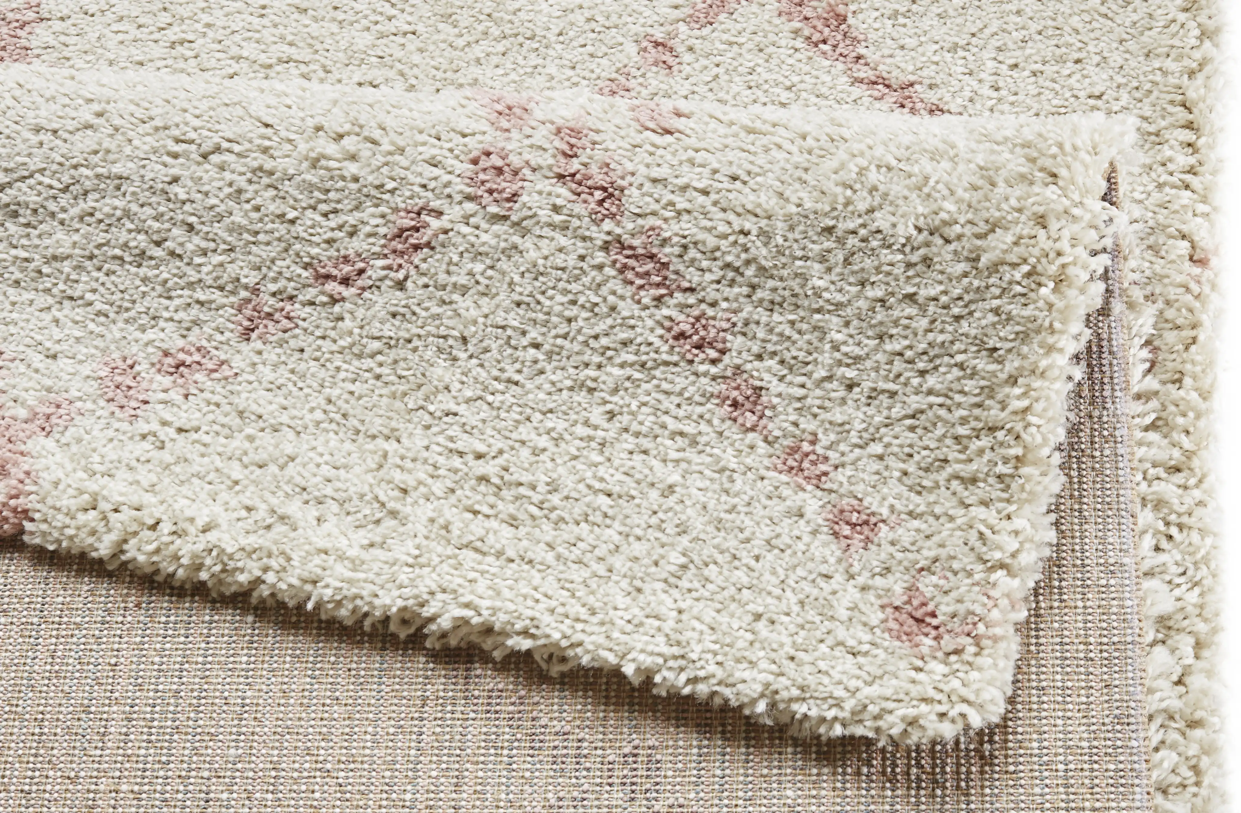 Allure 102749 Hash Cream Rose Rug - Image 4