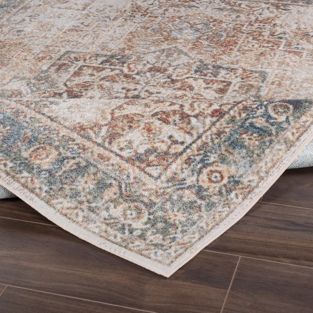 Alora Machine Oriental Modern Boho Burnt Orange Rug - Image 13
