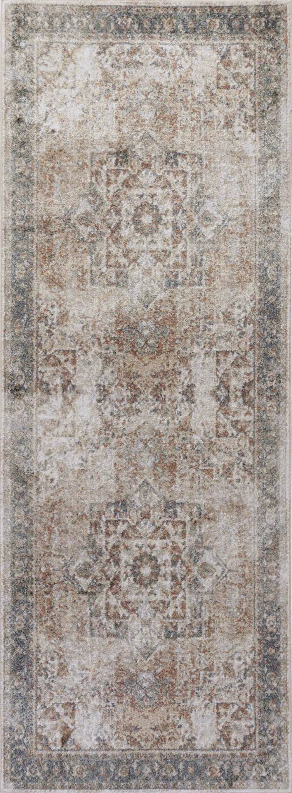 Alora Machine Oriental Modern Boho Burnt Orange Rug - Image 9