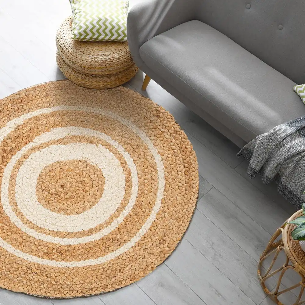 Altrincham Reverseable Bleached Jute Rug - Image 2