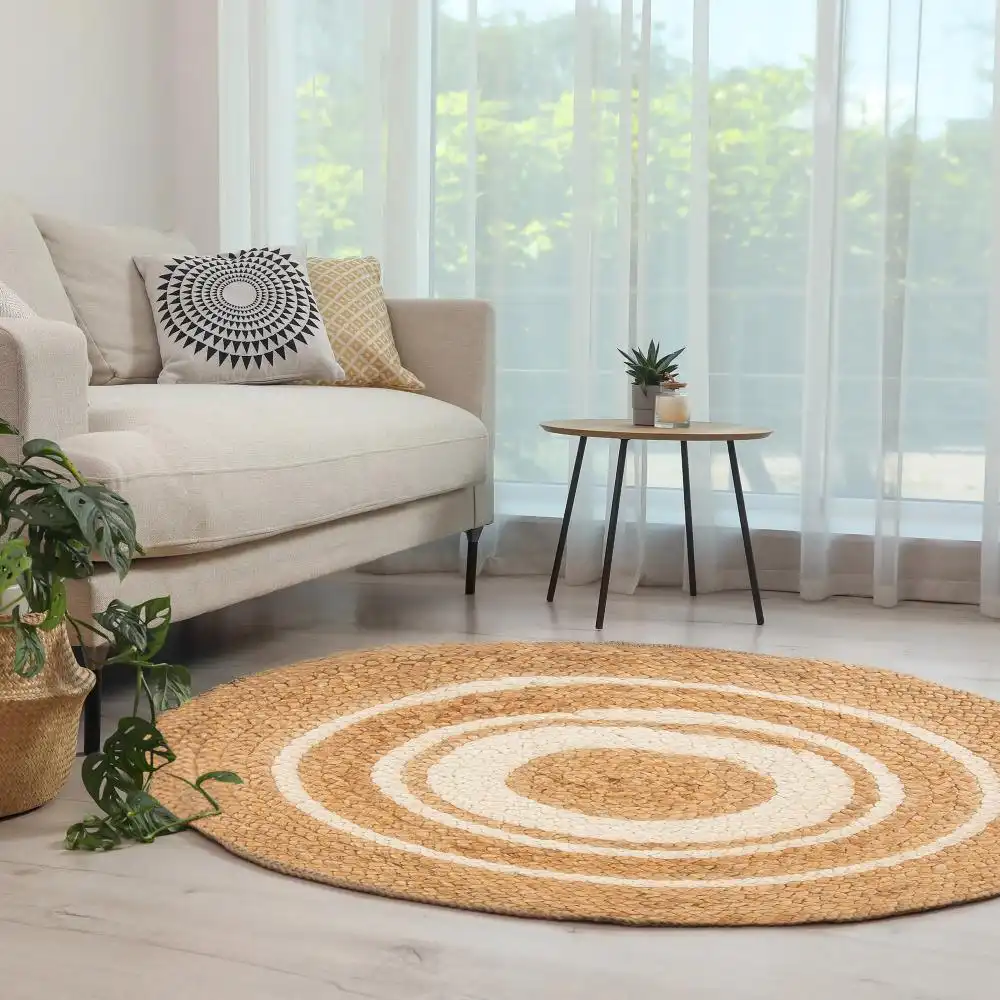 Altrincham Reverseable Bleached Jute Rug - Image 6
