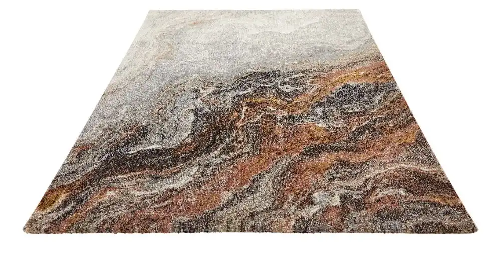 Amara AMA101 Ivory Grey Taupe Rug - Image 4