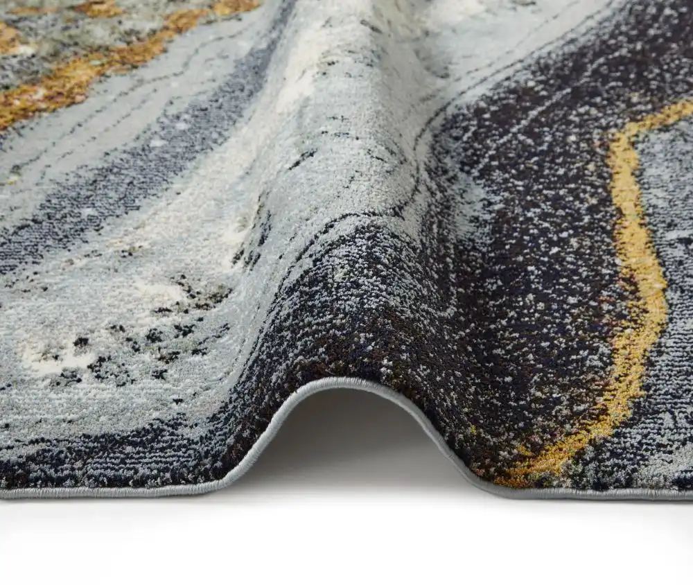 Amara AMA103 Grey Blue Bronze Rug - Image 3