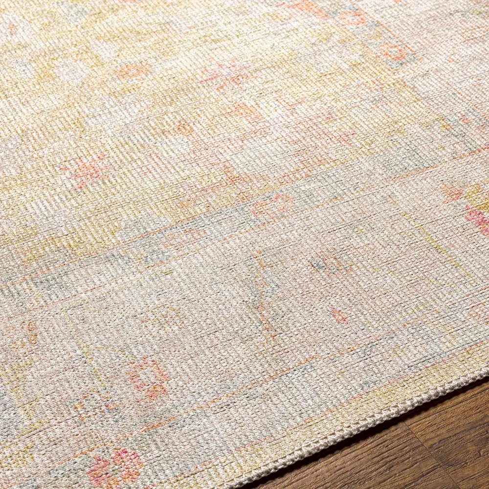 Amari Machine Washable Traditionnal Boho Sage Rug - Image 5