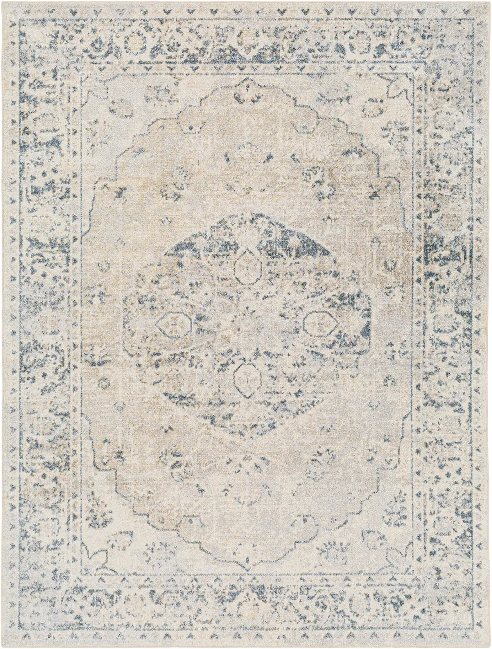 Amayra Machine Washable Traditionnal Boho Oatmeal Rug - Image 6