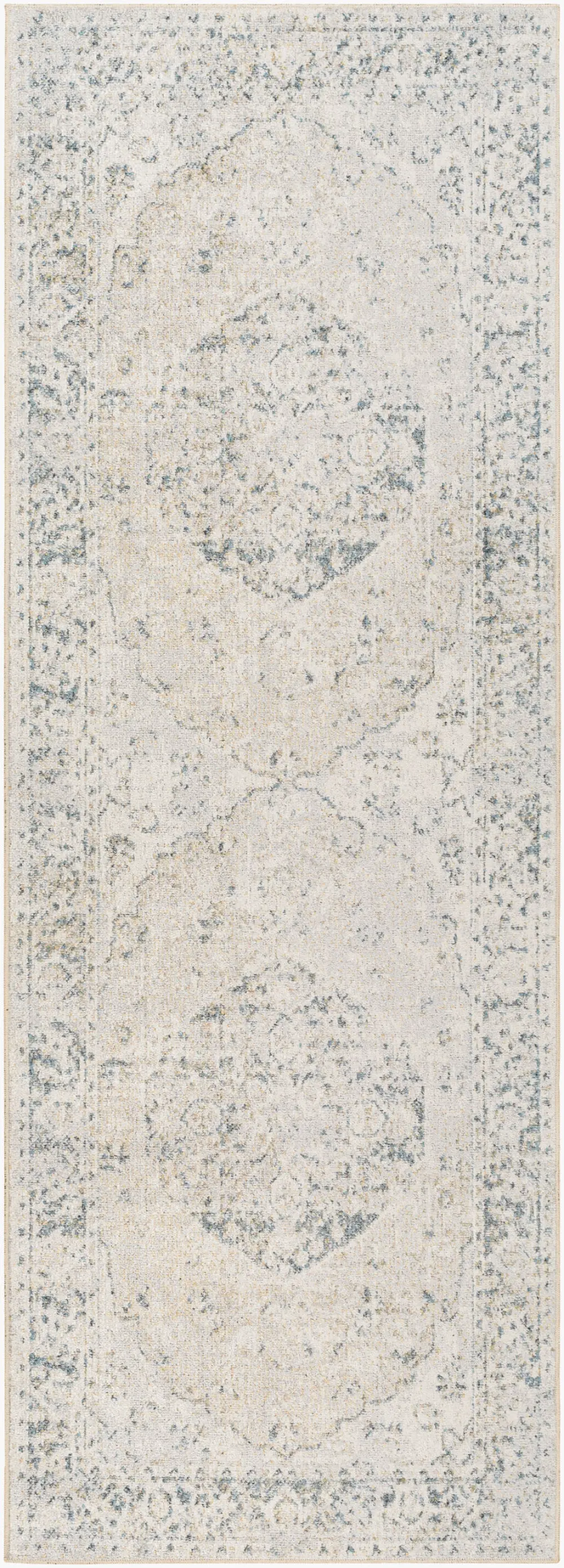Amayra Machine Washable Traditionnal Boho Oatmeal Rug - Image 9