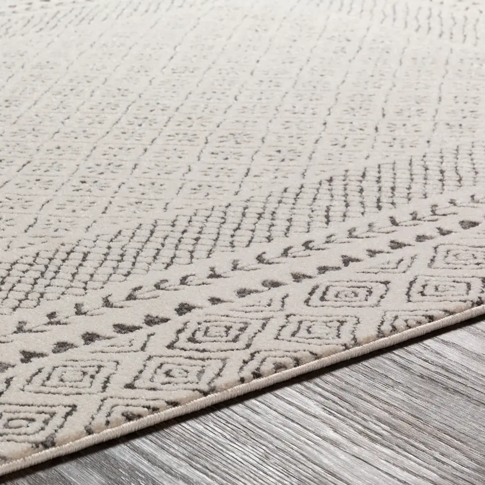 Ambre Scandi Geometric Grey Rug - Image 10