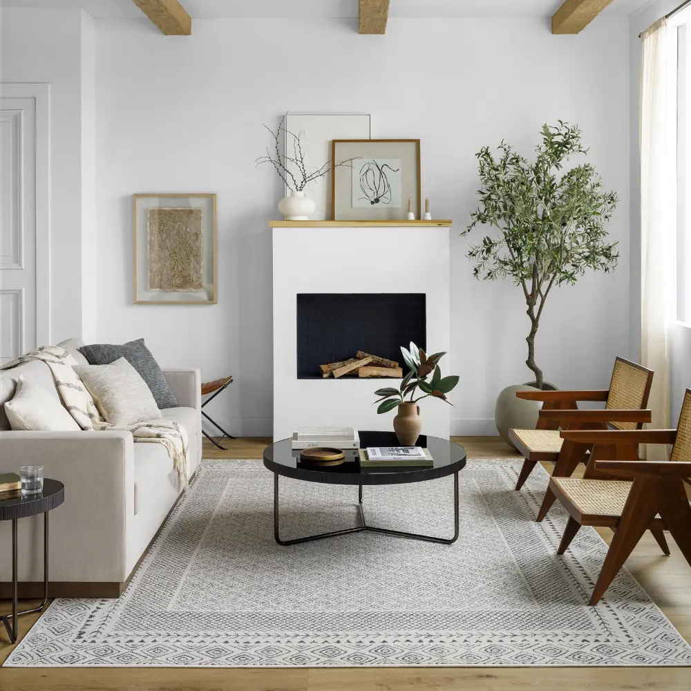 Ambre Scandi Geometric Grey Rug - Image 14