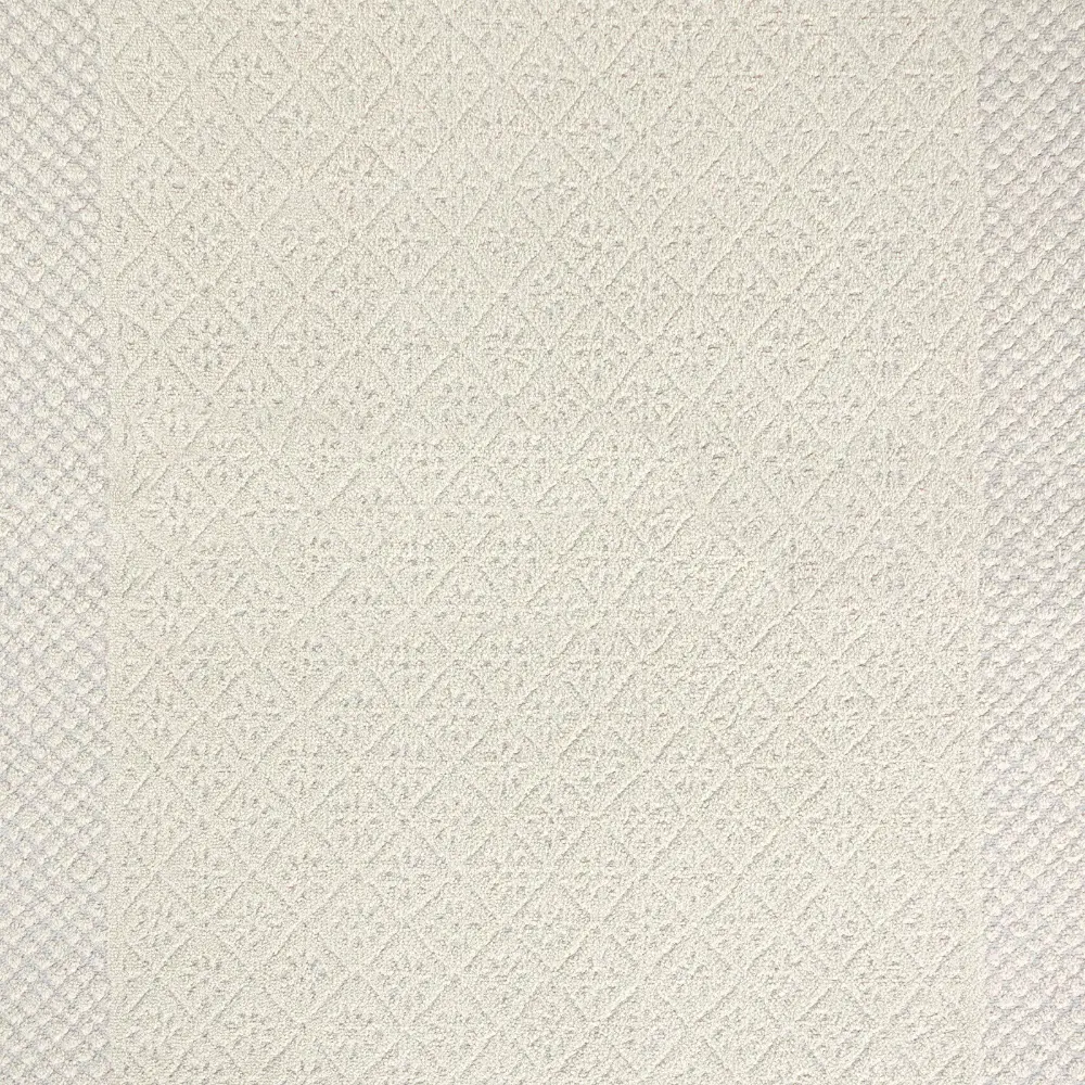Ambre Scandi Modern High Pile Off-White Rug - Image 4