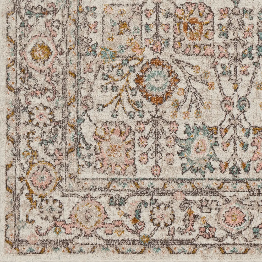 Amira Vintage Oriental Boho Burnt Orange Rug - Image 5
