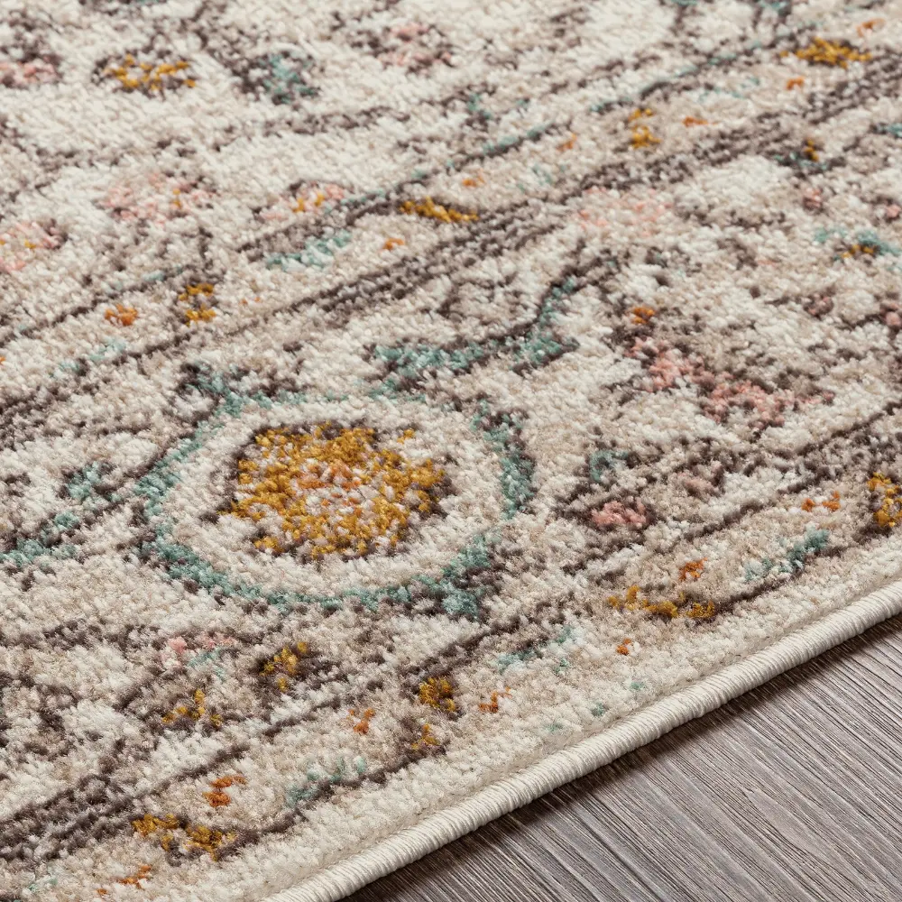 Amira Vintage Oriental Boho Burnt Orange Rug - Image 6