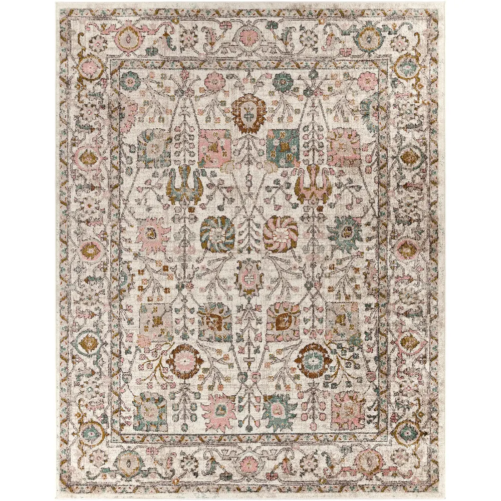 Amira Vintage Oriental Boho Burnt Orange Rug - Image 8