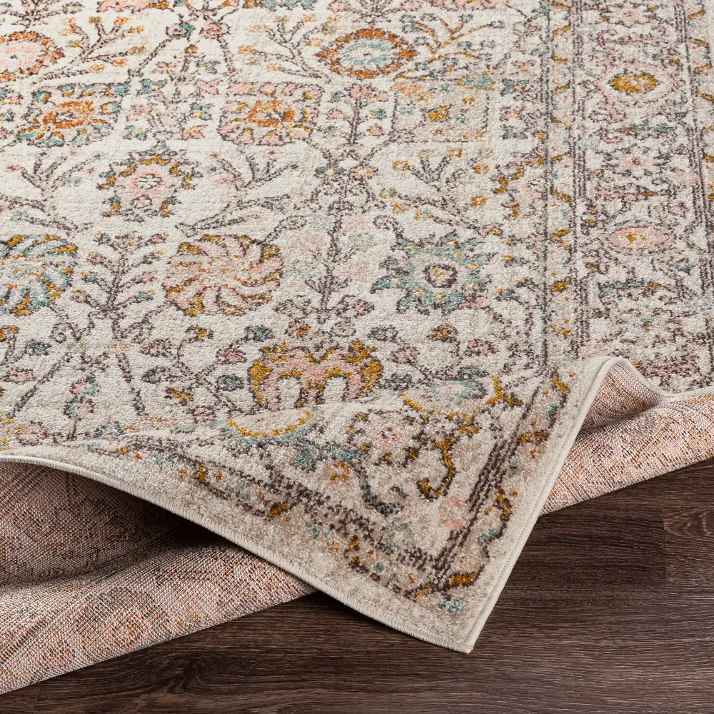 Amira Vintage Oriental Boho Burnt Orange Rug - Image 9